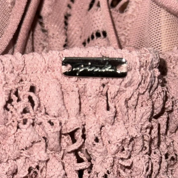 PINK Victoria’s Secret strappy floral lace‎ bralette top - Picture 4 of 5